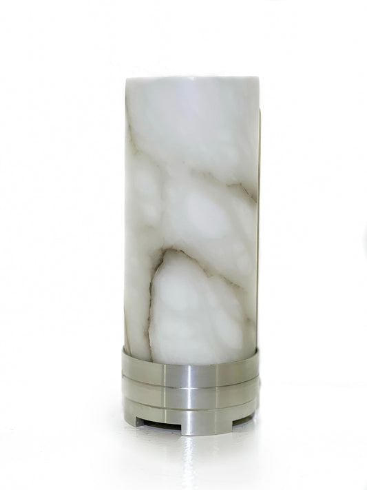 Tall Tea Lite Candle Holder in Marble